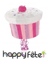 Pinata cupcake rose de 27cm