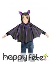 Poncho chauve souris taille enfant, image 1