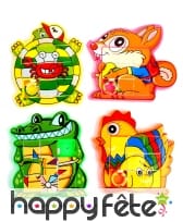 Petit casse tête animal de 5cm