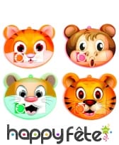 Puzzle casse tête en forme de tête d'animal