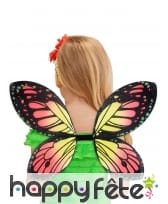 Paire d'ailes de papillon coloré pour enfant, image 2