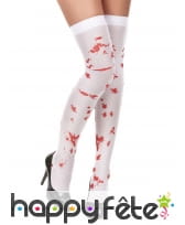 Paire de Bas blancs ensanglantés pour adulte, image 1