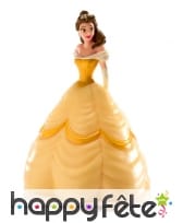 Personnage de Belle en robe de bal de 8cm
