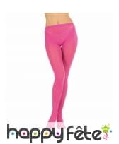 Paire de collants fuchsia opaque