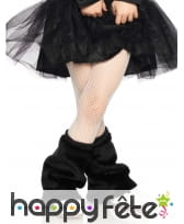 Paire de collants résille blancs taille enfant