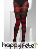 Paire de collants rouge et noir, image 1