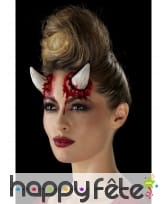 Paire de cornes de démon en latex, image 5