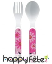 Paire de couverts Minnie Mouse en plastique