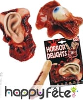 Partie du corps en sang