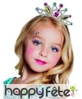Petit diadème coloré de princesse pour enfant