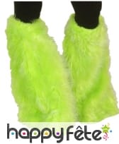 Pattes d'éléphant en fourrure vertes