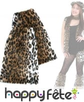 Pattes déléphant léopard en peluche