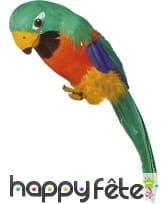 Perroquet d'épaule décoratif et multicolore, 38cm, image 2