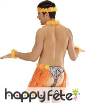 Paire de fausses fesses avec slip léopard