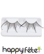 Paire de faux cils décorés de strass