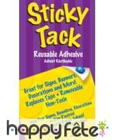 Pâte de fixation pour décorations murales