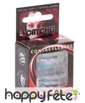 Paire de lentilles bleu glacé, image 1