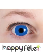 Paire de lentilles bleues unies, image 2