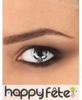 Paire de lentilles tête de mort