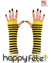 Paire de longues mitaines abeille, image 1