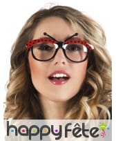 Paire de lunettes coccinelle