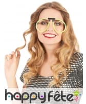 Paire de lunettes phosphorescentes