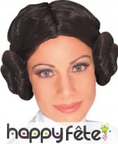 Perruque de la Princesse Leia pour femme