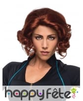 Perruque de La Veuve Noire pour femme, Avengers