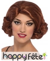 Perruque de La Veuve Noire pour femme, luxe