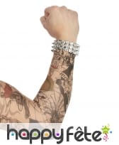 Paire de manches faux tatouages, 42cm, image 4