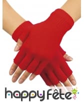 Paire de mitaines courtes unie, image 1