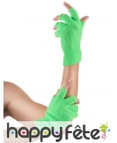 Paire de mitaines courtes unie, image 3