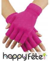 Paire de mitaines courtes unie, image 4