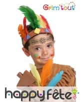 Pochoir de maquillage Indien, image 1