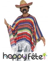 Poncho de mexicain rainbow