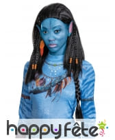 Perruque de Neytiri pour adulte, licence Avatar