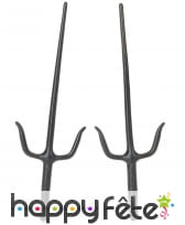 Paire de Saï en plastique, 36cm