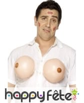 Paire de seins gonflables