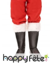 Paire de Sur-bottes de Père Noël en simili cuir, image 1