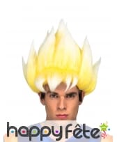 Perruque de Sangoku super guerrier pour homme