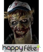 Prothèse de visage zombie en mousse de latex, image 4