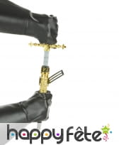 Poignard de Zorro noir et doré de 36cm, image 1