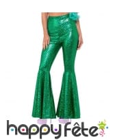 Pantalon écailles de sirène patte d'eph
