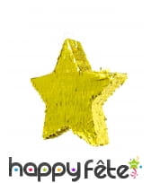 Pinata étoile dorée