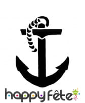 Pochoir en forme d'encre marine réutilisable