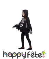 Poncho et gants squelette pour enfant, image 1