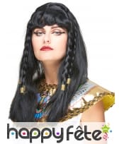 Perruque egyptienne longue avec tresses