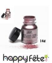 Poudre effet métal professionnelle Mehron 14g