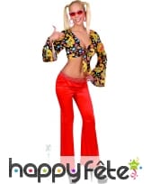 Pantalon extensible rouge pat def
