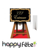 Panneau entrée VIP en carton plat